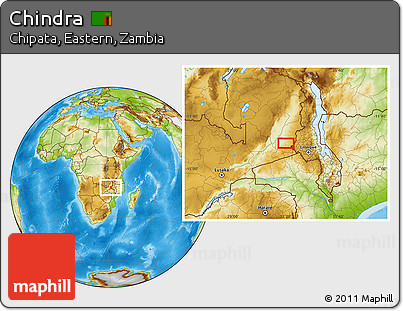Physical Location Map of Chindra