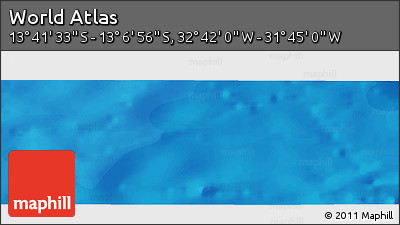 Political Panoramic Map of the Area around 13° 24' 15" S, 32° 13' 30" W