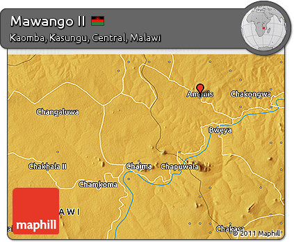 Physical 3D Map of Mawango II