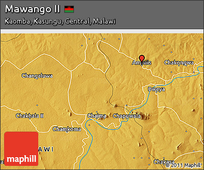 Physical 3D Map of Mawango II