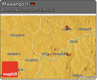 Physical 3D Map of Mawango II