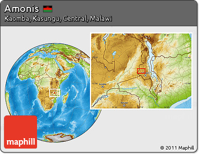 Physical Location Map of Amonis