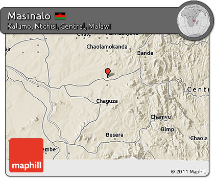 Shaded Relief 3D Map of Masinalo