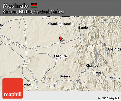 Shaded Relief 3D Map of Masinalo