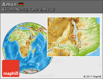 Physical Location Map of Amon