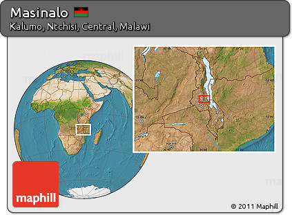 Satellite Location Map of Masinalo