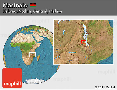 Satellite Location Map of Masinalo