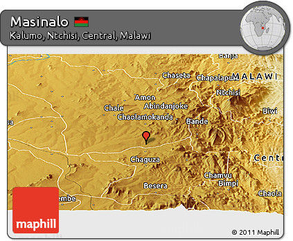 Physical Panoramic Map of Masinalo