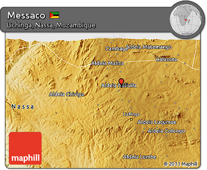 Physical 3D Map of Messaco