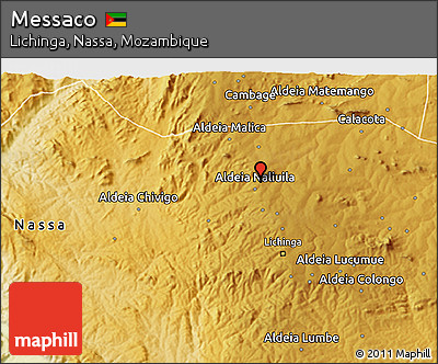 Physical 3D Map of Messaco