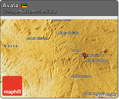 Physical 3D Map of Avala