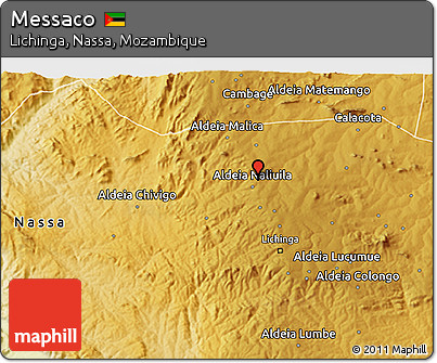 Physical 3D Map of Messaco