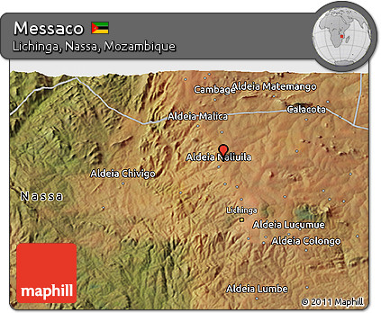 Satellite 3D Map of Messaco