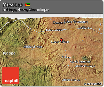 Satellite 3D Map of Messaco