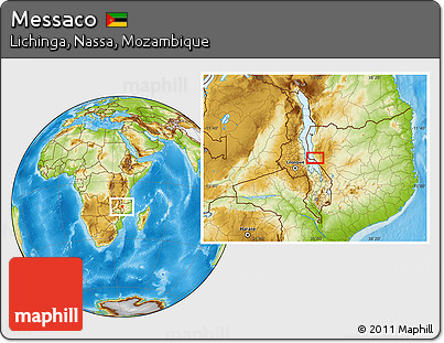 Physical Location Map of Messaco