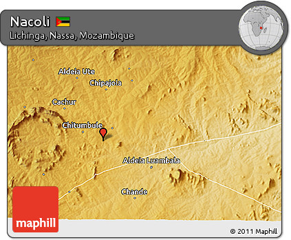 Physical 3D Map of Nacoli