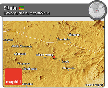 Physical 3D Map of Silala