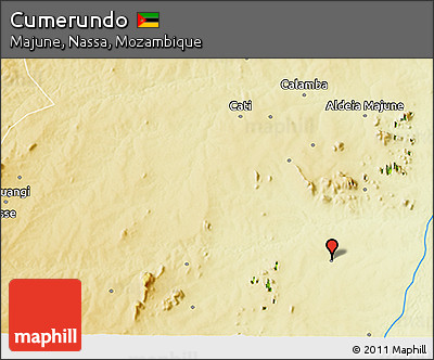 Physical 3D Map of Cumerundo