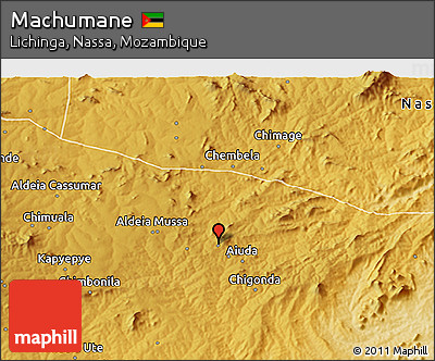 Physical 3D Map of Machumane