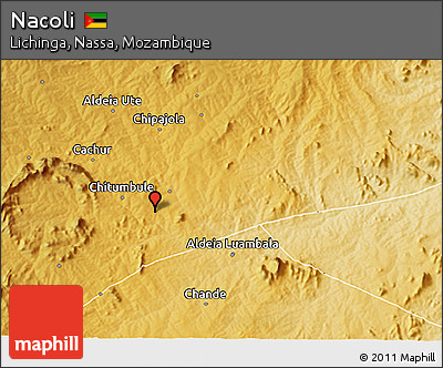 Physical 3D Map of Nacoli