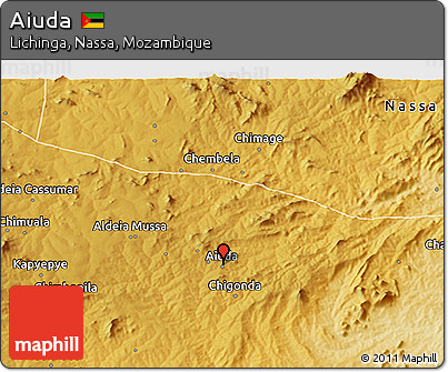 Physical 3D Map of Aiuda