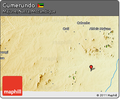 Physical 3D Map of Cumerundo