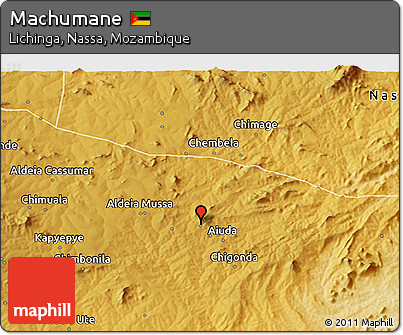 Physical 3D Map of Machumane