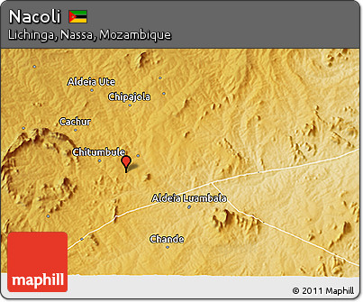 Physical 3D Map of Nacoli