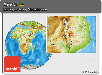 Physical Location Map of Aiuda