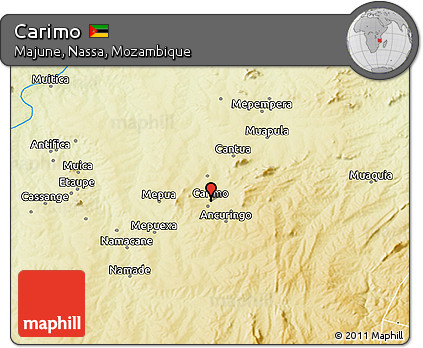 Physical 3D Map of Carimo