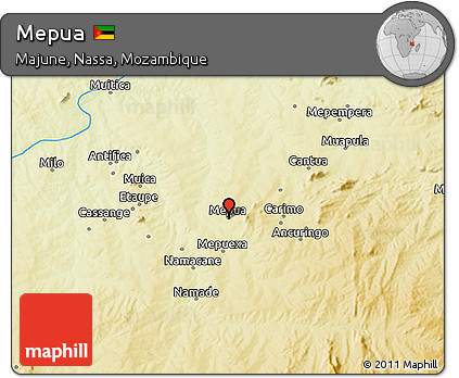 Physical 3D Map of Mepua