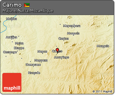 Physical 3D Map of Carimo