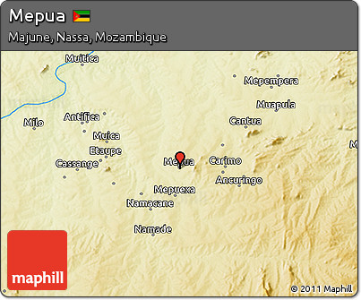 Physical 3D Map of Mepua