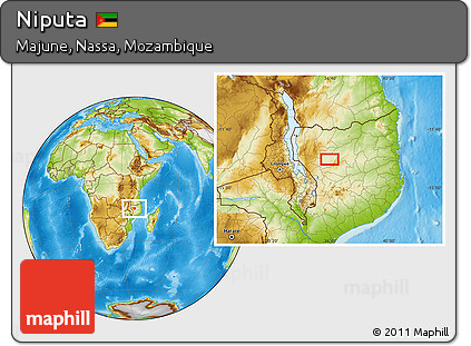 Physical Location Map of Niputa