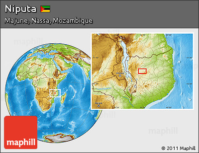Physical Location Map of Niputa