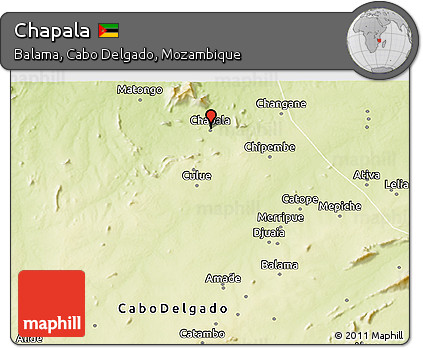 Physical 3D Map of Chapala