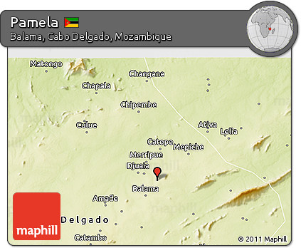 Physical 3D Map of Pamela