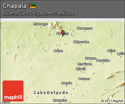 Physical 3D Map of Chapala