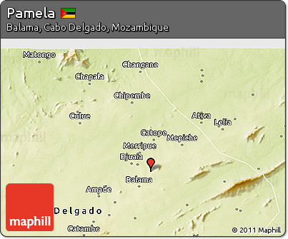 Physical 3D Map of Pamela