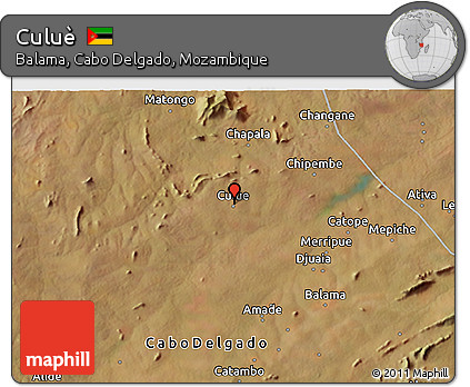 Satellite 3D Map of Culuè