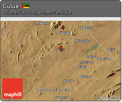 Satellite 3D Map of Culuè