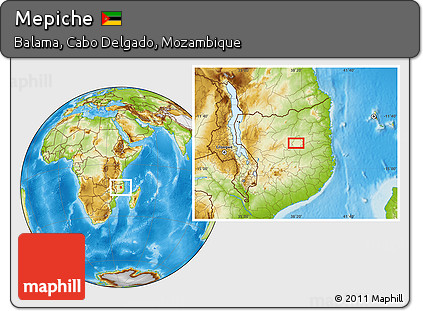 Physical Location Map of Mepiche