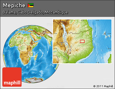 Physical Location Map of Mepiche