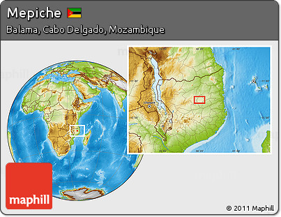 Physical Location Map of Mepiche
