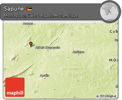 Physical 3D Map of Sapune