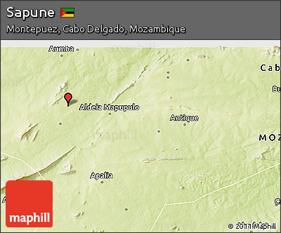 Physical 3D Map of Sapune