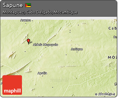Physical 3D Map of Sapune