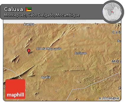Satellite 3D Map of Caluva
