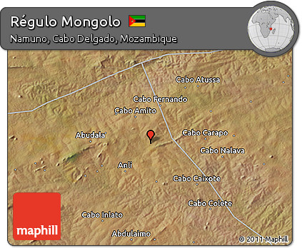 Satellite 3D Map of Régulo Mongolo