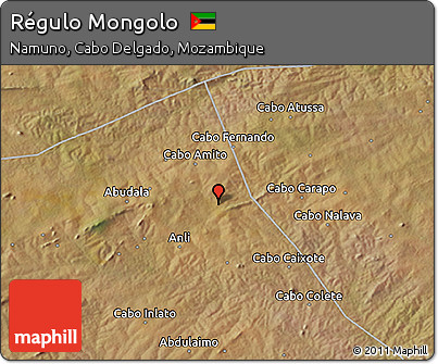 Satellite 3D Map of Régulo Mongolo